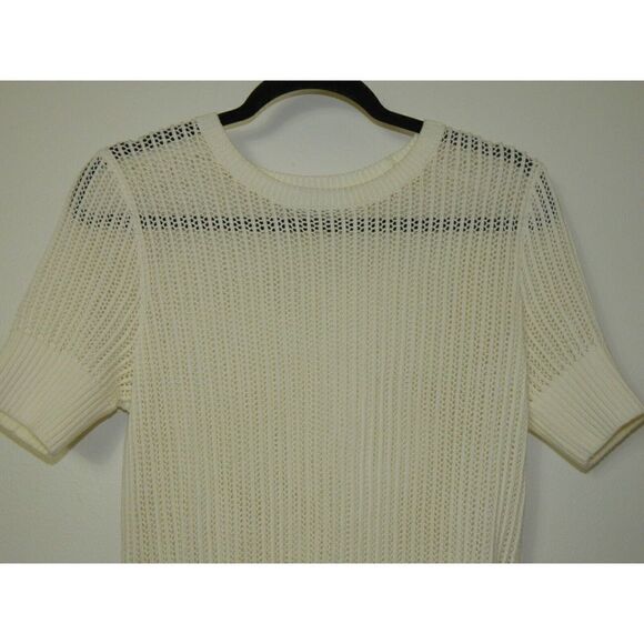 & Other Stories Sweater Ivory‎ Open Crochet Open Knit Women Size Small - Picture 5 of 8